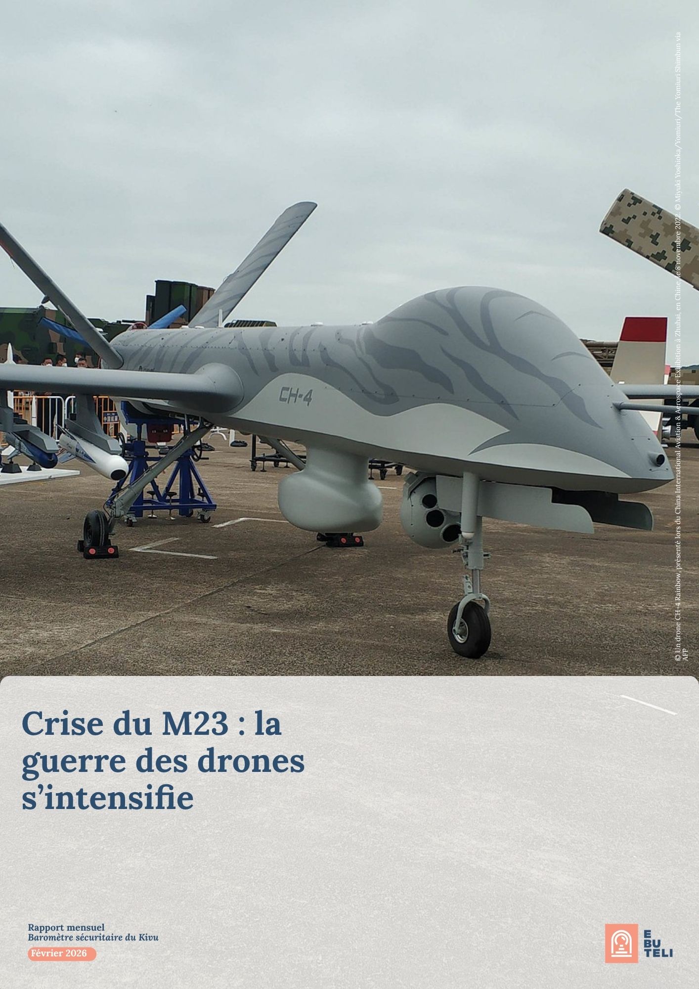 Crise du M23 : la guerre des drones s’intensifie