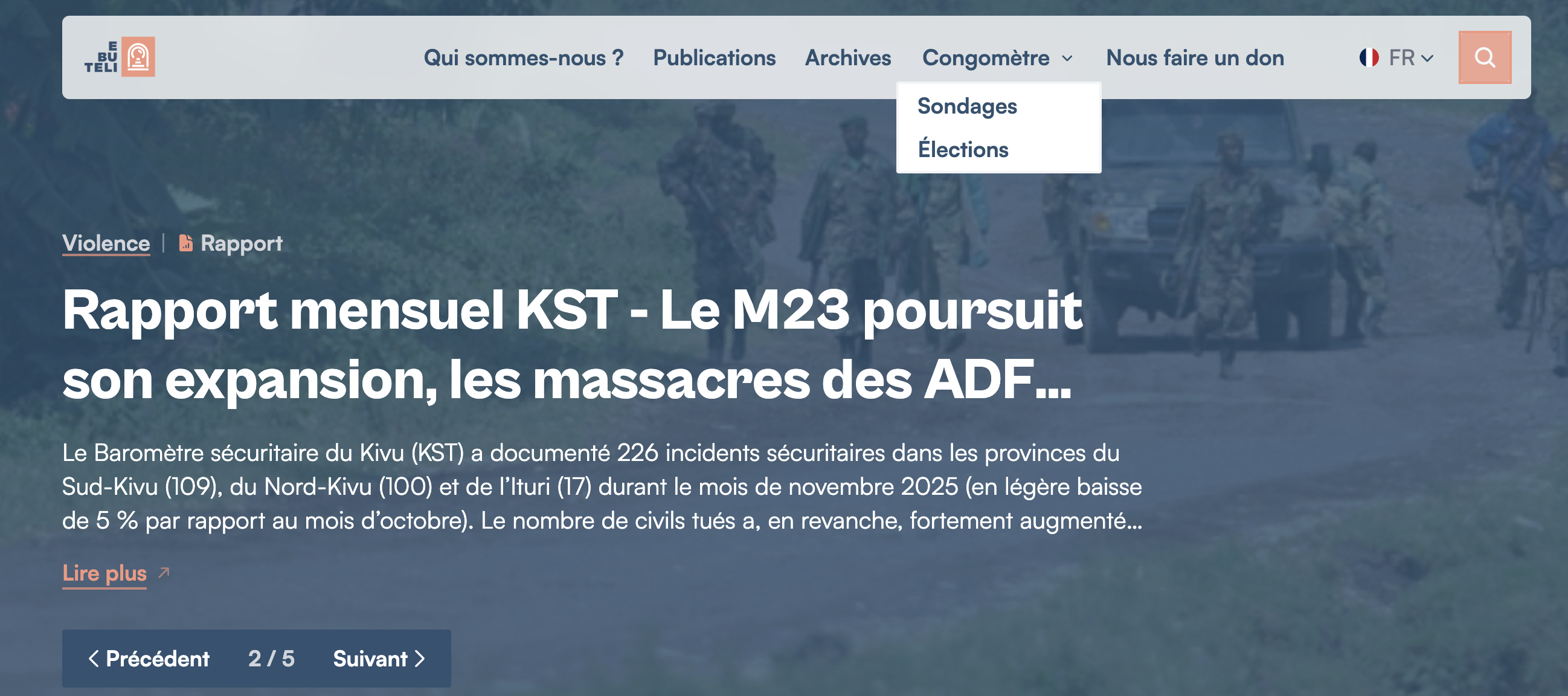 « Congomètre »  : un nouvel espace interactif de datavisualisation pour mieux comprendre les perceptions des Congolais et les dynamiques électorales  